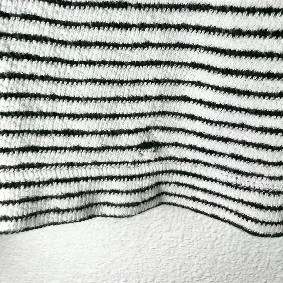 Madewell Women’s Terry Raglan Sweatshirt in Stripe Size Medium - Picture 8 of 13